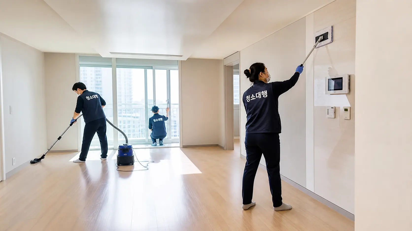 입주청소 현장 시공 사진 4